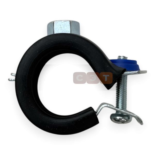Хомут оцинкованный с epdm M8 40-43мм